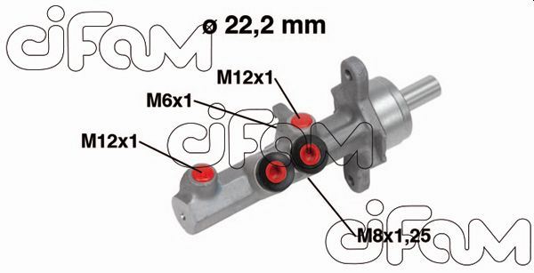 CIFAM 202-721 Fren Sistemleri Ana Fren Merkezi - SKODA OCTAVIA II Combi (1Z5) uyumlu