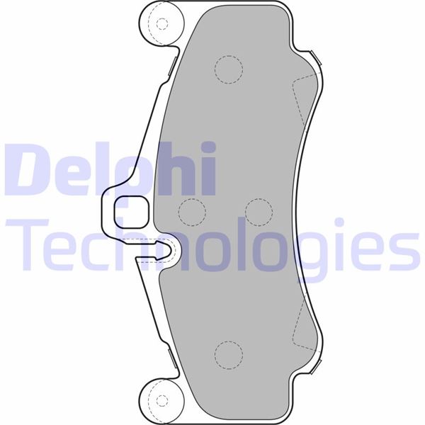 DELPHI LP2232 Fren Sistemleri Fren Balatası - PORSCHE 911 (997) uyumlu