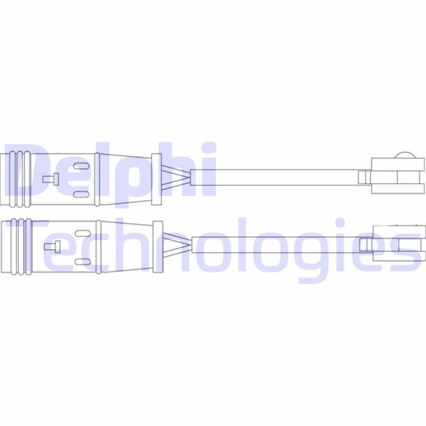 DELPHI LZ0204 Fren Sistemleri Aşınma Göstergesi - MERCEDES-BENZ S-SERISI (W221, V221) uyumlu