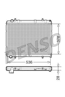 DENSO DRM21035 Soğutma Sistemi Su Soğutucu & Parçaları - PEUGEOT 307 (3A/C) uyumlu