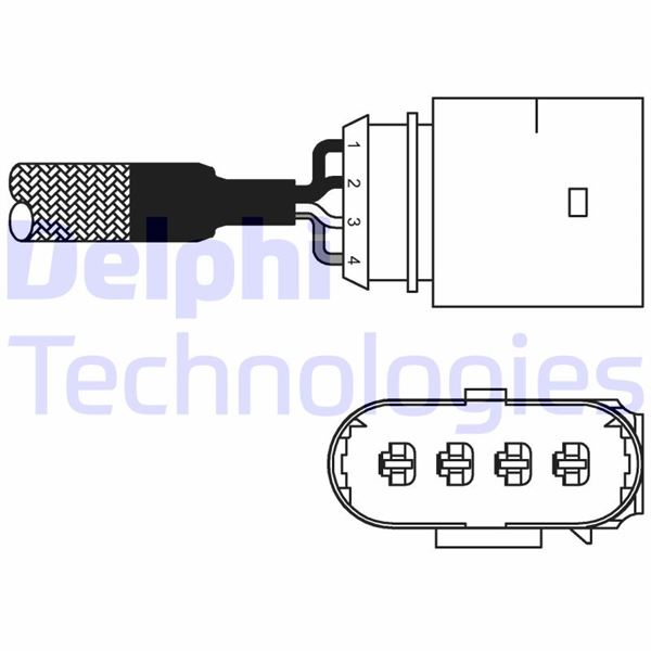 DELPHI ES10981-12B1 Emme & Egzoz Sistemi Egzoz Sensörleri - VW POLO III (6N1) uyumlu