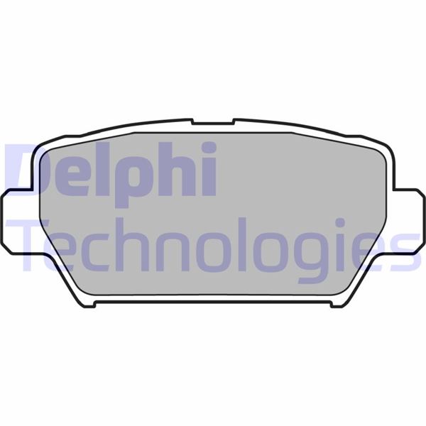 DELPHI LP3433 Fren Sistemleri Fren Balatası - MITSUBISHI ECLIPSE CROSS (GK_, GL_) uyumlu