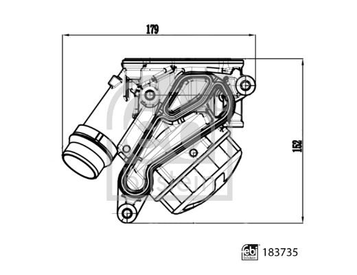 FEBI BILSTEIN 183735 Motor Yağ Filtresi - BMW X5 (E70) uyumlu