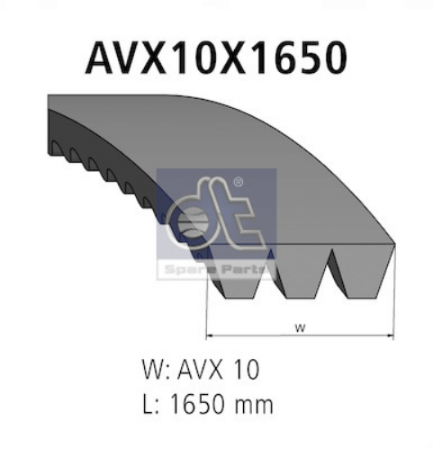 DT Spare Parts 3.34438 Motor Kayış