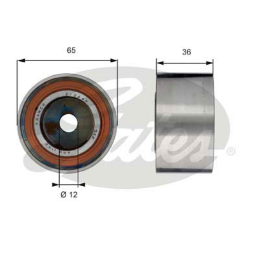 GATES T38709 Motor Kayış Kasnağı - MAN E2000 uyumlu
