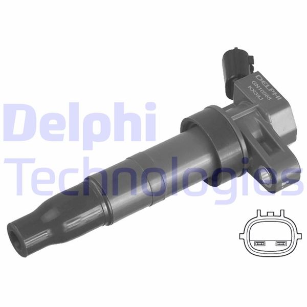 DELPHI GN10568-12B1 Ateşleme Sistemi Ateşleme Bobini - HYUNDAI SANTA FÉ II (CM) uyumlu