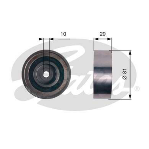 GATES T42305 Motor Yönlendirme & Kılavuz Makarası - VW PASSAT B7 (362) uyumlu