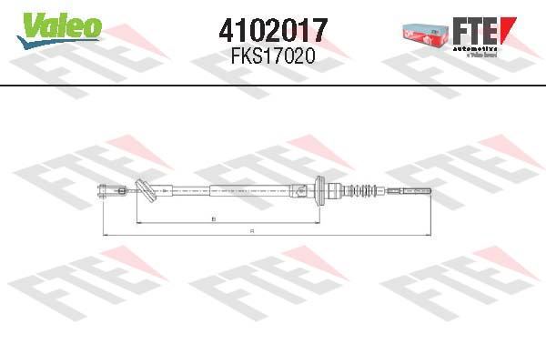 VALEO 4102017 Debriyaj Sistemi Debriyaj Teli - DAEWOO MATIZ (M100, M150) uyumlu