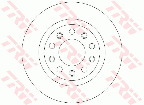 TRW DF8070 Fren Sistemleri Fren Diski - ALFA ROMEO GIULIETTA (940_) uyumlu