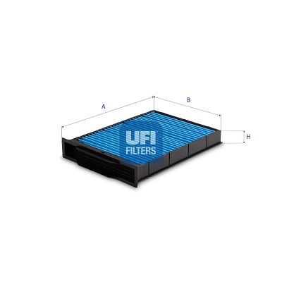 UFI 34.201.00 İklimlendirme Sistemi Polen Filtresi - RENAULT MEGANE II Station wagon (KM0/1_) uyumlu