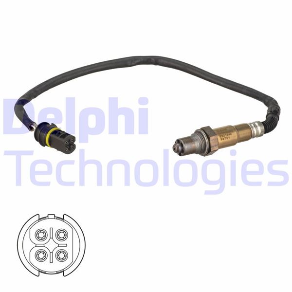 DELPHI ES21344-12B1 Emme & Egzoz Sistemi Egzoz Sensörleri - SMART CITY-COUPE (450) uyumlu