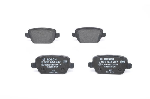 BOSCH 0 986 494 247 Fren Sistemleri Fren Balatası - LAND ROVER FREELANDER 2 (L359) uyumlu