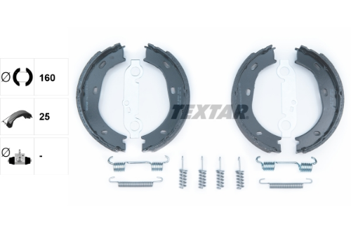 TEXTAR 91025900 Fren Sistemleri El Fren Kolu - MERCEDES-BENZ /8 (W114) uyumlu