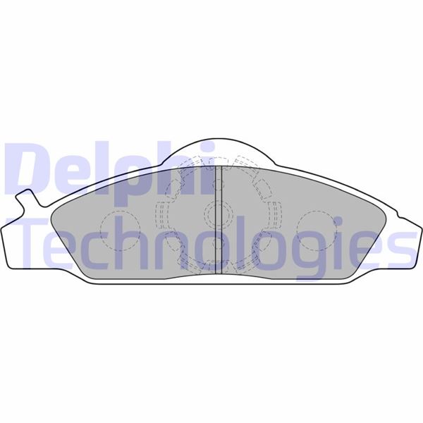 DELPHI LP1145 Fren Sistemleri Fren Balatası - SSANGYONG MUSSO (FJ) uyumlu