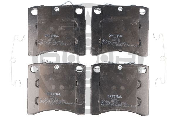 OPTIMAL BP-09760 Fren Sistemleri Fren Balatası - VW TRANSPORTER T4 Minibüs/Otobüs (70B, 70C, 7DB, 7DK, 70J, 70K, uyumlu