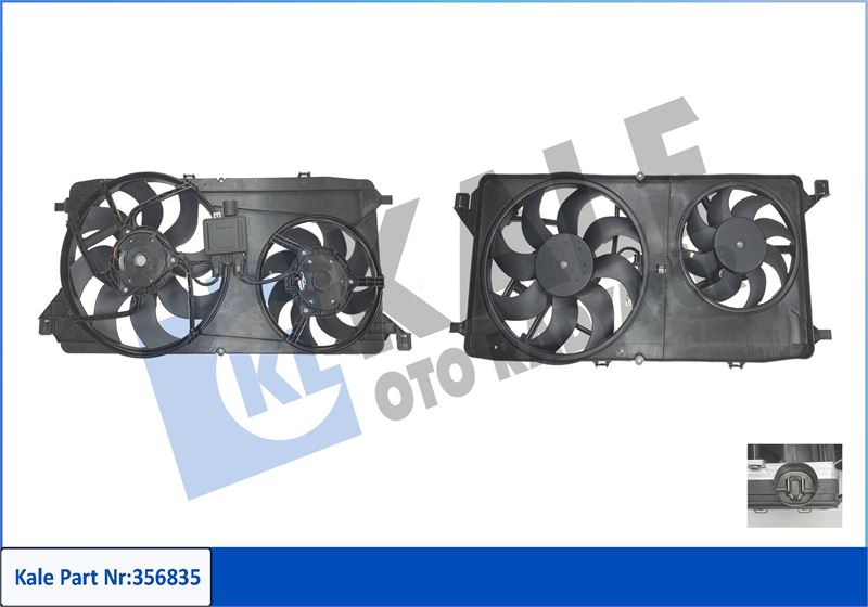 KALE OTO RADYATÖR 356835 Soğutma Sistemi Fan - FORD TRANSIT TOURNEO Minibüs/Otobüs uyumlu