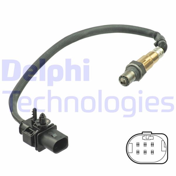 DELPHI ES21078-12B1 Emme & Egzoz Sistemi Egzoz Sensörleri - RENAULT SCÉNIC III (JZ0/1_) uyumlu