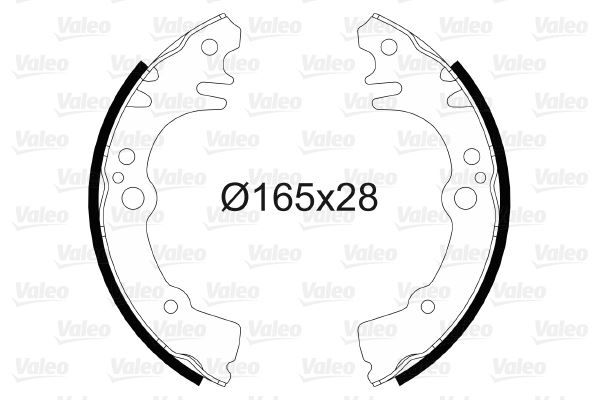 VALEO 564078 Fren Sistemleri Fren Pabucu - DAIHATSU CUORE IV (L501) uyumlu