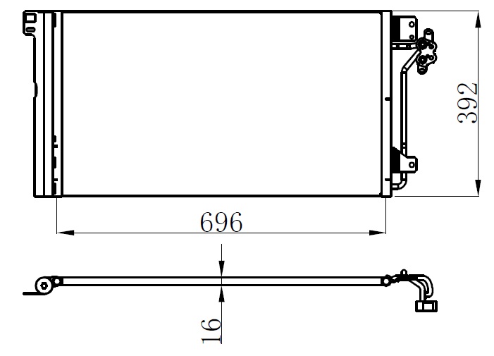 Klima Radyatörü - CVW782016 Ürün Görseli