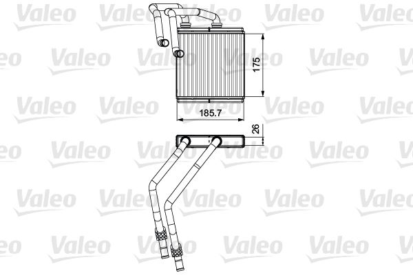 VALEO 811544 İklimlendirme Sistemi İç Mekan Isı Değiştirici - NISSAN QASHQAI I (J10, NJ10) uyumlu