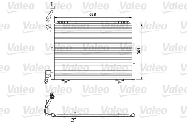VALEO 814074 İklimlendirme Sistemi Klima Radyatörü - FORD FIESTA VI Van uyumlu
