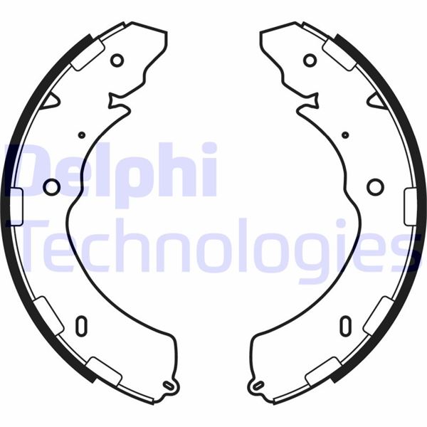 DELPHI LS2064 Fren Sistemleri Fren Pabucu - MITSUBISHI L200 / TRITON (KA_T, KB_T) uyumlu
