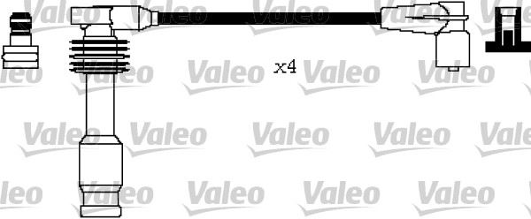 VALEO 346213 Ateşleme Sistemi Ateşleme Kablosu - OPEL CORSA B (S93) uyumlu