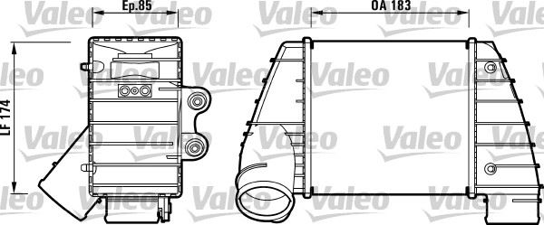 VALEO 817487 Motor Turbo Radyatörü - AUDI A3 (8L1) uyumlu