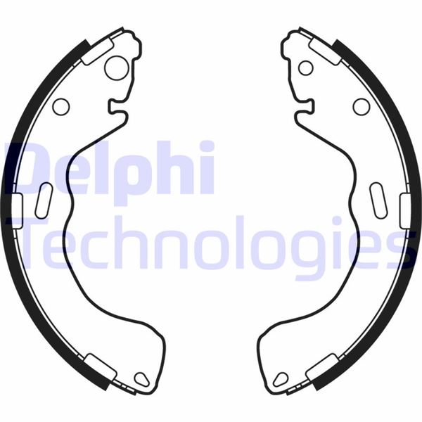 DELPHI LS1879 Fren Sistemleri Fren Pabucu - MAZDA PREMACY (CP) uyumlu