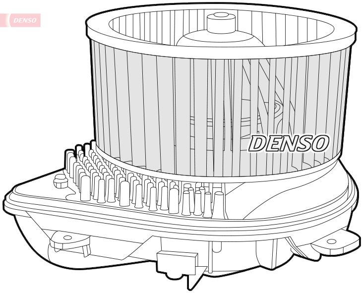 DENSO DEA07013 İklimlendirme Sistemi Fan Parçaları - PEUGEOT 806 (221) uyumlu