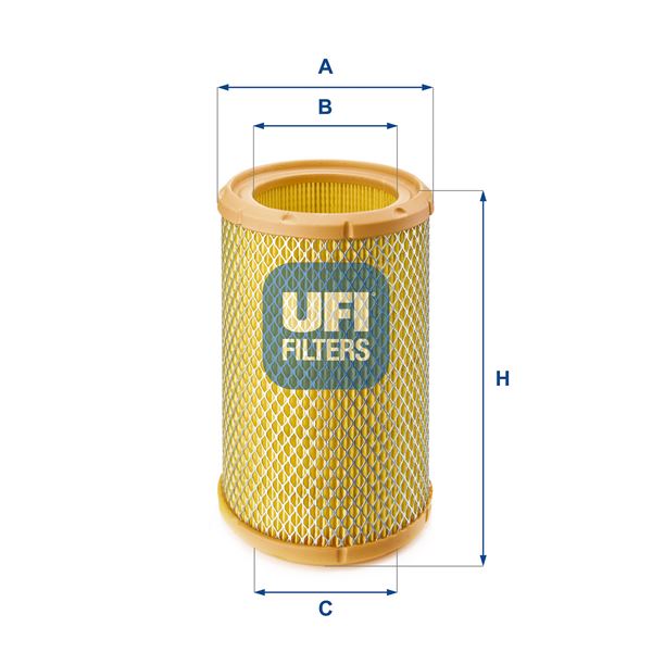 UFI 27.267.00 Motor Hava Filtresi - RENAULT CLIO I (B/C57_, 5/357_) uyumlu