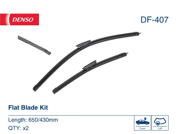 DENSO DF-407 Kaporta & Gövde Parçaları Cam Silecek Mekanizması - CITROËN C4 CACTUS uyumlu
