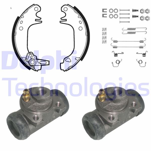 DELPHI KP786 Fren Sistemleri Fren Pabucu - PEUGEOT 205 I (741A/C) uyumlu