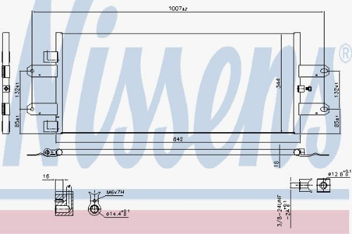 NISSENS 940440 İklimlendirme Sistemi Klima Radyatörü - SCANIA R I uyumlu