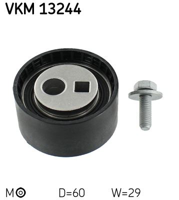 SKF VKM 13244 Motor Kayış Kasnağı - PEUGEOT 206 Hatchback (2A/C) uyumlu