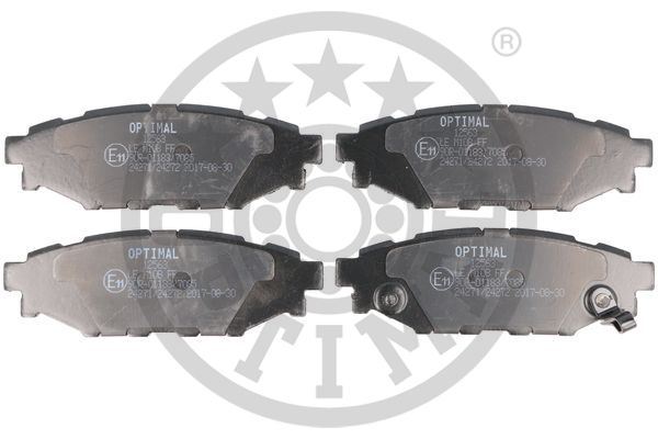 OPTIMAL BP-12563 Fren Sistemleri Fren Balatası - SUBARU IMPREZA Sedan (GE, GV) uyumlu