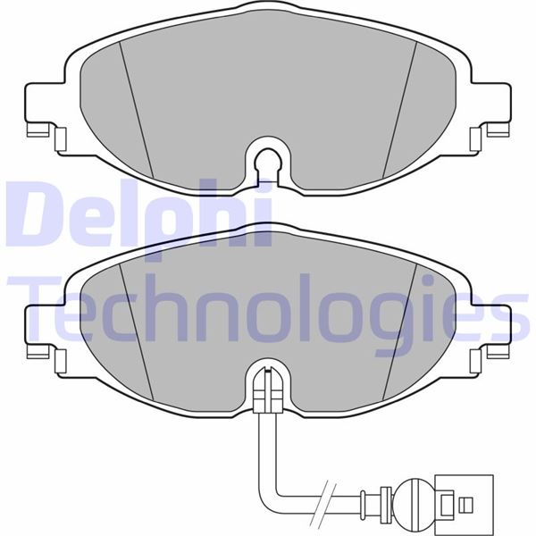 DELPHI LP2698 Fren Sistemleri Fren Balatası - SEAT LEON ST (5F8) uyumlu