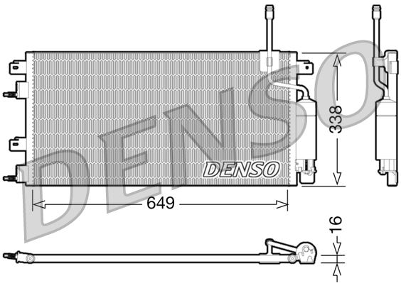 DENSO DCN10024 İklimlendirme Sistemi Klima Radyatörü
