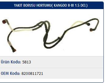 Yakıt Borusu - MASTER RIDE - 5813 Ürün Görseli
