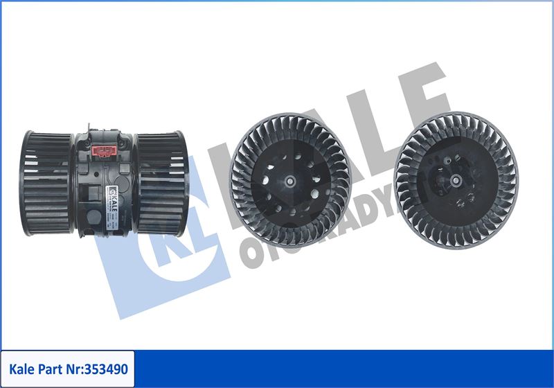 KALE OTO RADYATÖR 353490 İklimlendirme Sistemi Fan Parçaları - RENAULT SCÉNIC III (JZ0/1_) uyumlu
