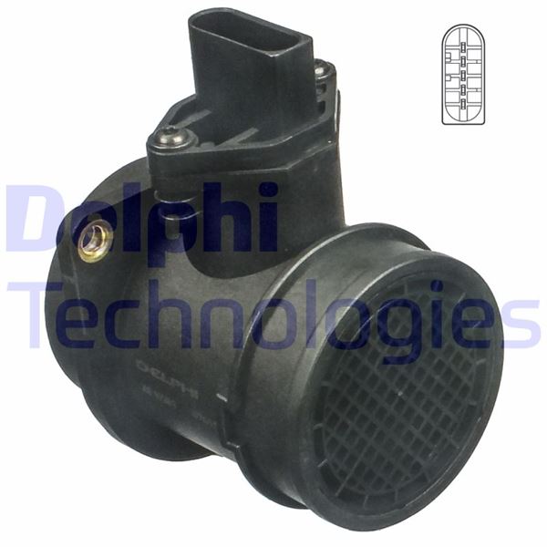 DELPHI AF10261-12B1 Motor Hava Kütle Ölçer (MAF Sensörü) - AUDI A4 B5 (8D2) uyumlu