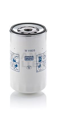 MANN-FILTER W 1160/5 Motor Yağ Filtresi - FORD CARGO II uyumlu