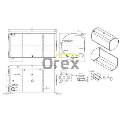 Yakıt Deposu - OREX - 347007 Ürün Görseli
