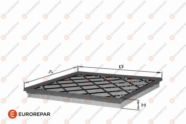 EUROREPAR 1682266380 Motor Hava Filtresi - FORD MONDEO V Sedan (CD) uyumlu