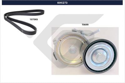 HUTCHINSON KHV 273 Motor Kayış Kasnağı - PEUGEOT 208 I (CA_, CC_) uyumlu