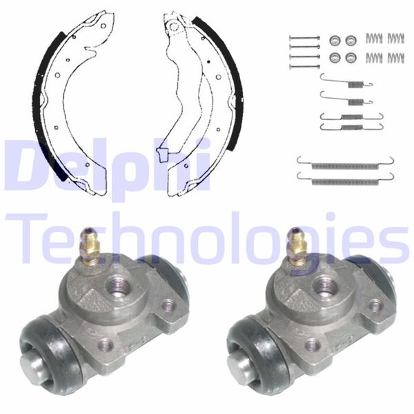 DELPHI KP903 Fren Sistemleri Fren Pabucu - PEUGEOT 405 I (15B) uyumlu