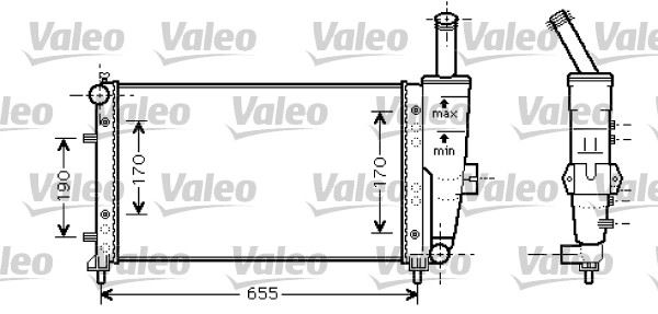 VALEO 734459 Soğutma Sistemi Su Soğutucu & Parçaları - FIAT PUNTO (188_) uyumlu