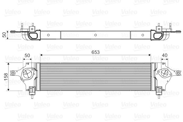 VALEO 818589 Motor Turbo Radyatörü - NISSAN QASHQAI I (J10, NJ10) uyumlu