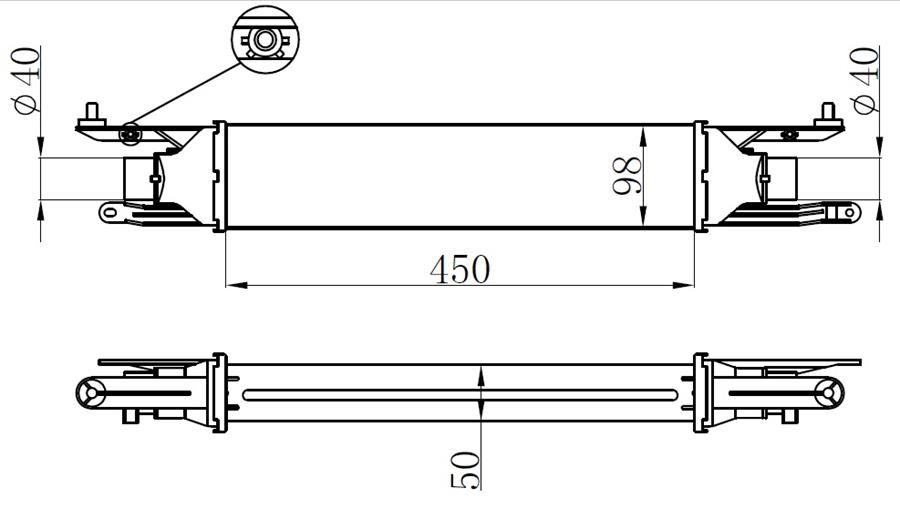 Turbo Radyatörü - IFI084050 Ürün Görseli
