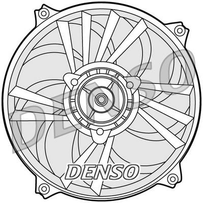 DENSO DER21013 Soğutma Sistemi Fan - PEUGEOT 406 (8B) uyumlu